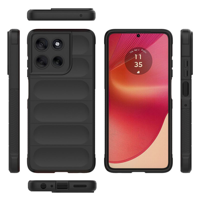 Husa Motorola Moto G56 Techsuit Magic Shield, negru