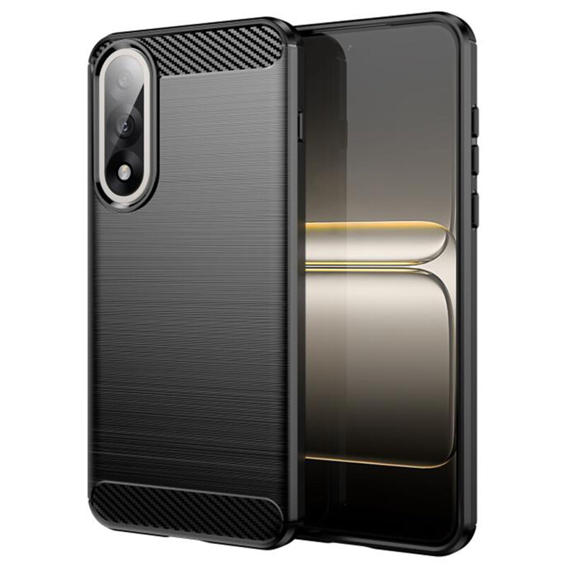 Husa OnePlus Nord 5 Techsuit Carbon Silicone, negru
