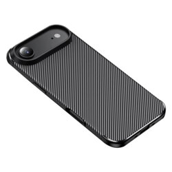 Husa iPhone 17 Air Techsuit CarbonFiber, negru