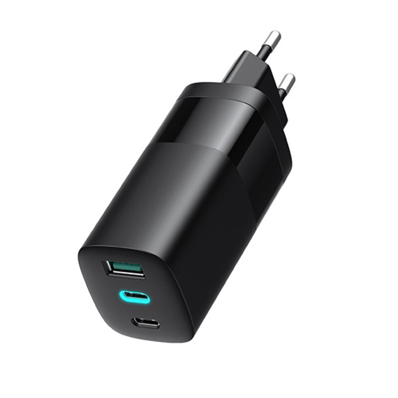 Incarcator priza Fast Charging 2x Type-C, USB, PD65W Havit UC10
