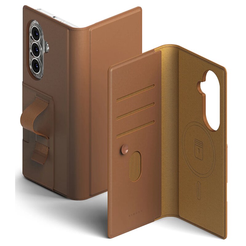 Husa Samsung Galaxy Z Fold7 Ringke Folio Grip Wallet Magnetic, maro