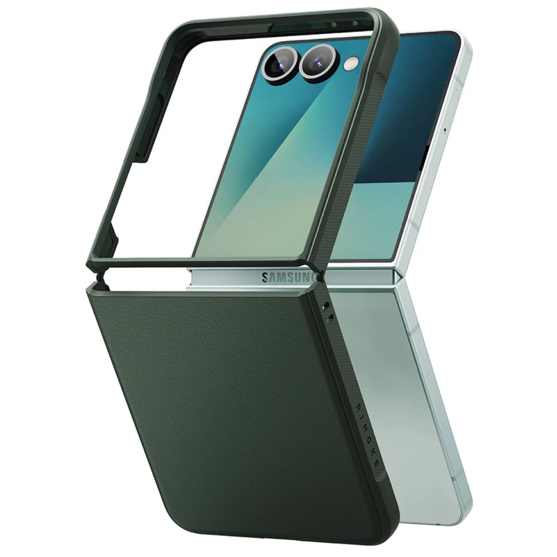 Husa Samsung Galaxy Z Flip7 Ringke Onyx, verde