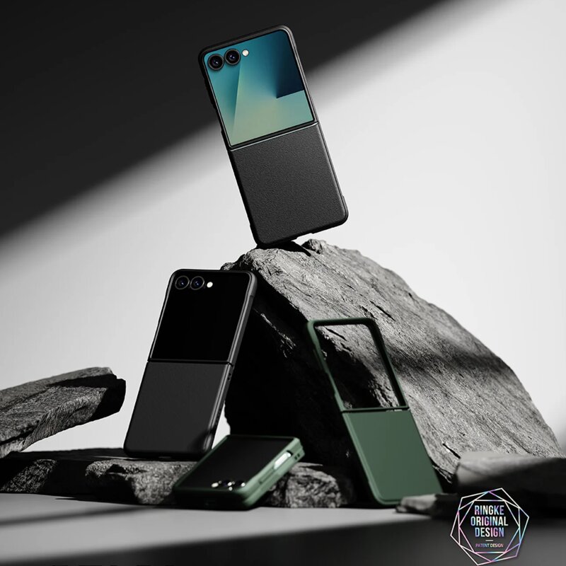 Husa Samsung Galaxy Z Flip7 Ringke Onyx, negru