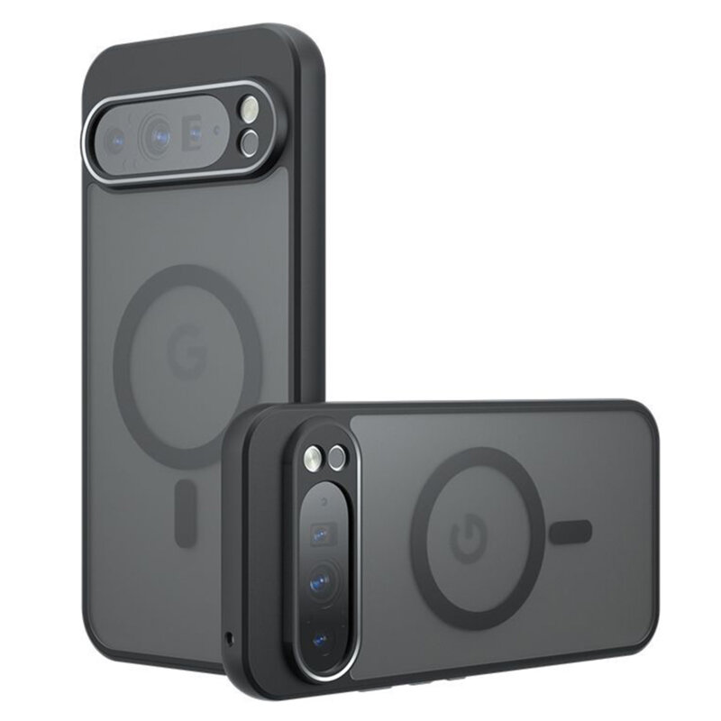 Husa Google Pixel 10 Pro XL Techsuit PureFrost MagSafe, negru frost