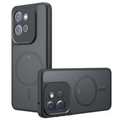 Husa Motorola Edge 50 Techsuit PureFrost MagSafe, negru frost