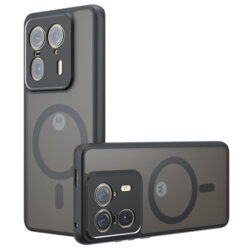 Husa Motorola Edge 50 Ultra Techsuit PureFrost MagSafe, negru frost