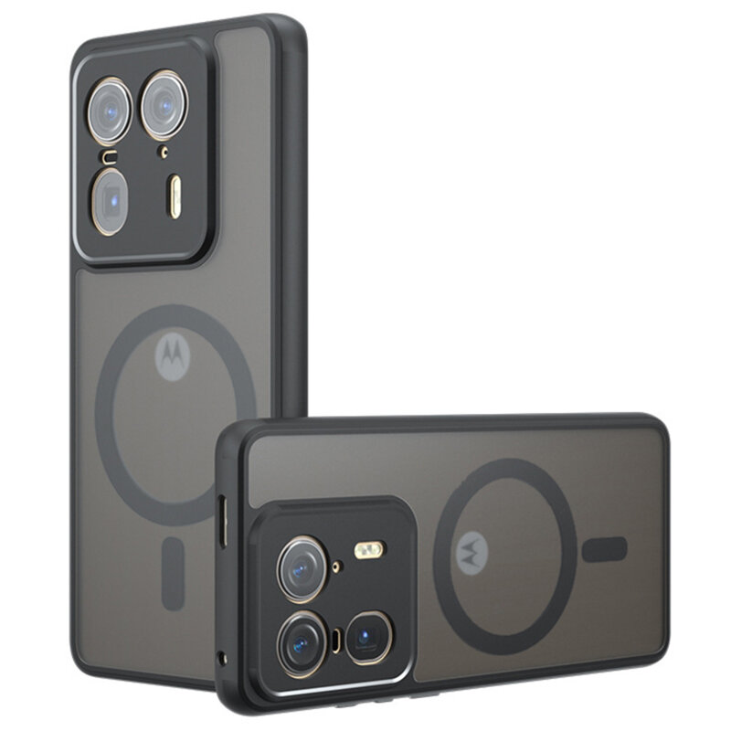 Husa Motorola Edge 50 Ultra Techsuit PureFrost MagSafe, negru frost