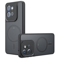 Husa Motorola Edge 50 Pro Techsuit PureFrost MagSafe, negru frost