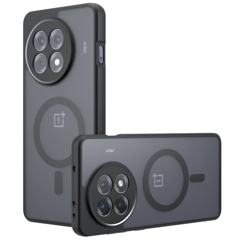 Husa OnePlus 13R Techsuit PureFrost MagSafe, negru frost