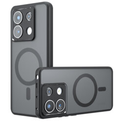 Husa Xiaomi Poco X6 Techsuit PureFrost MagSafe, negru frost