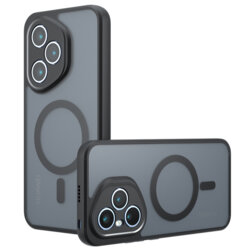 Husa Honor 400 Techsuit PureFrost MagSafe, negru frost