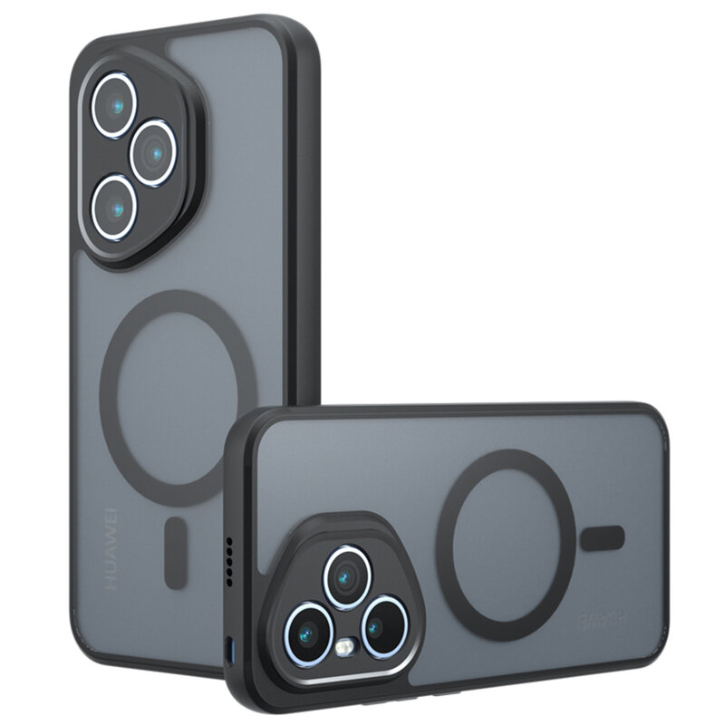 Husa Honor 400 Techsuit PureFrost MagSafe, negru frost