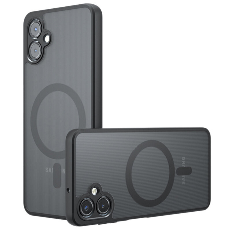 Husa Samsung Galaxy A06 Techsuit PureFrost MagSafe, negru frost
