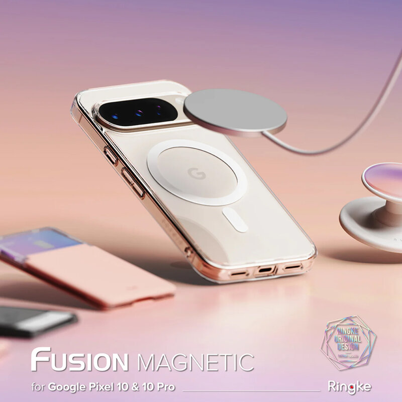 Husa Google Pixel 10 Ringke Fusion MagSafe, transparenta