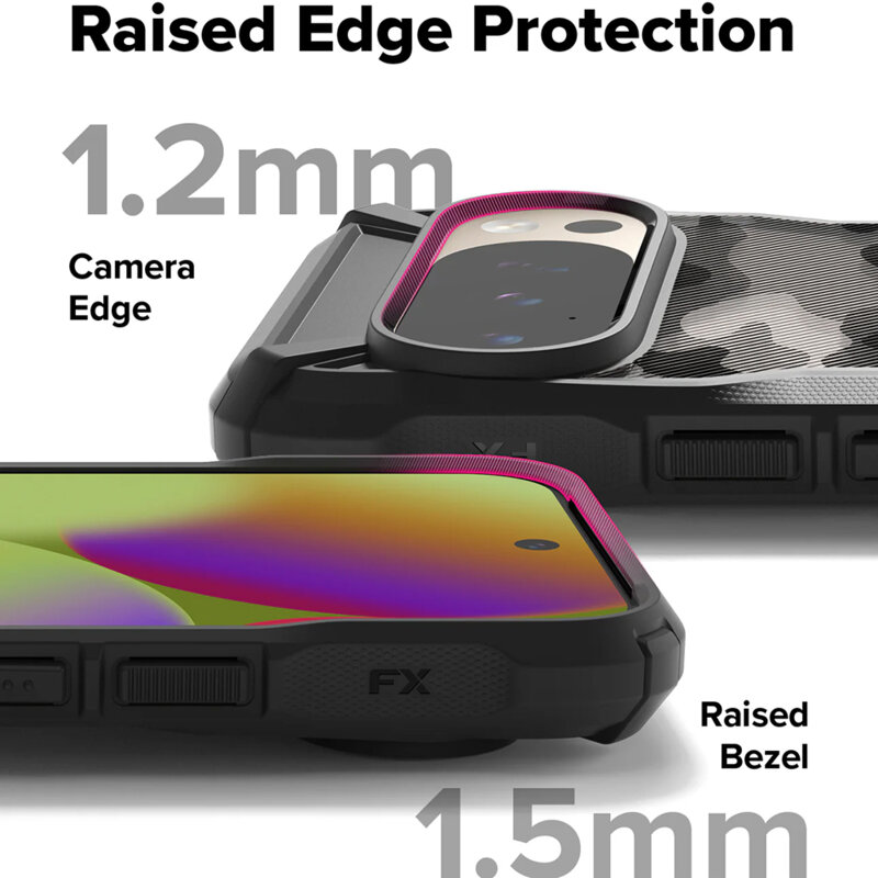 Husa Google Pixel 10 Ringke Fusion X Design, camuflaj