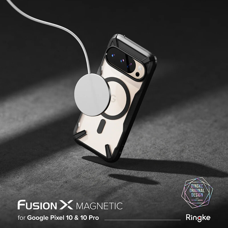 Husa Google Pixel 10 Ringke Fusion X MagSafe, negru