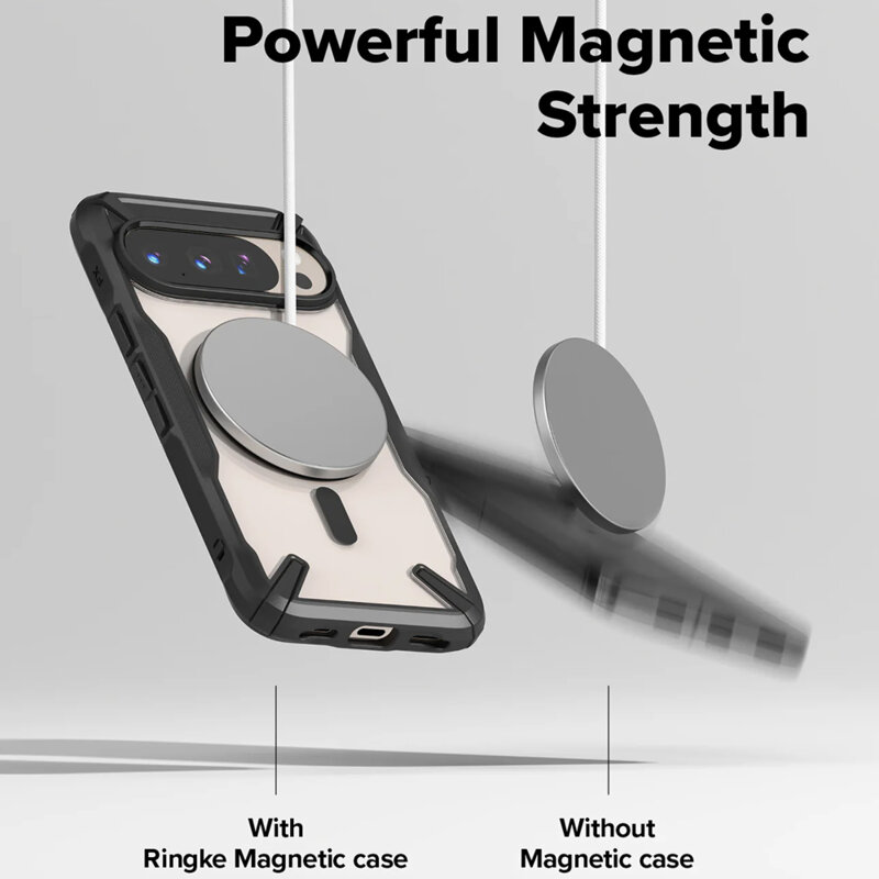 Husa Google Pixel 10 Ringke Fusion X MagSafe, negru