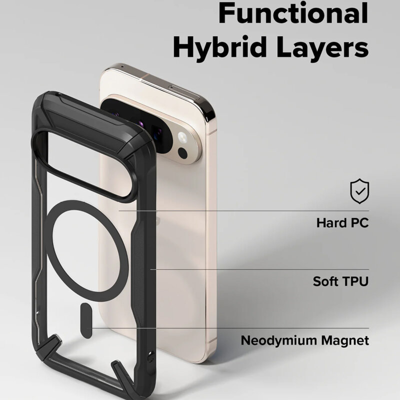 Husa Google Pixel 10 Pro Ringke Fusion X, negru