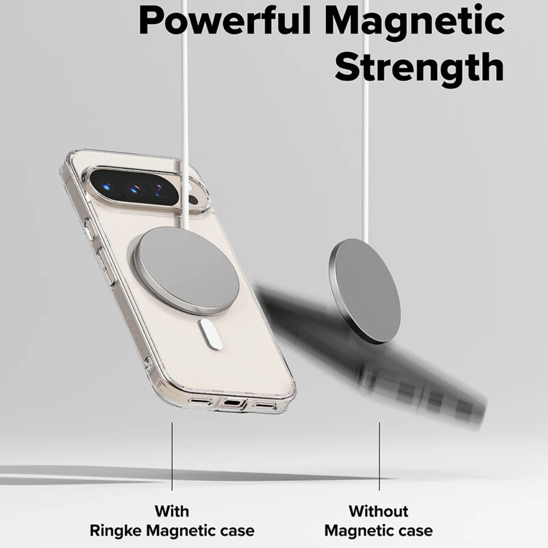 Husa Google Pixel 10 Pro XL Ringke Fusion MagSafe, transparenta