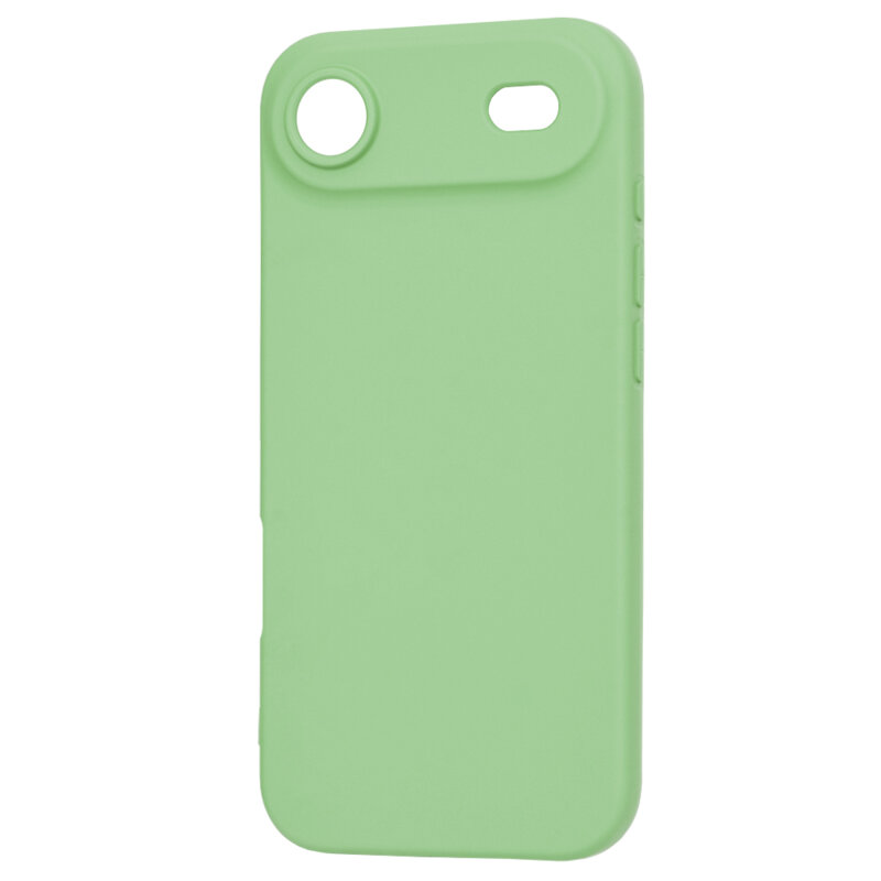 Husa silicon iPhone 17 Air Techsuit SoftFlex MagSafe, verde deschis