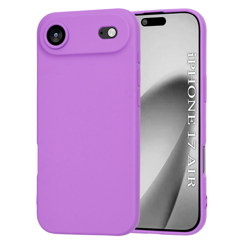Husa silicon iPhone 17 Air Techsuit SoftFlex MagSafe, mov