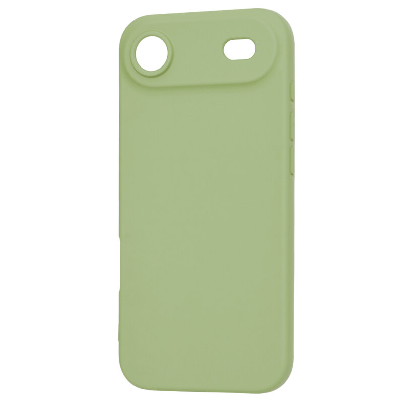 Husa silicon iPhone 17 Air Techsuit SoftFlex MagSafe, verde
