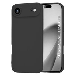 Husa silicon iPhone 17 Air Techsuit SoftFlex MagSafe, negru