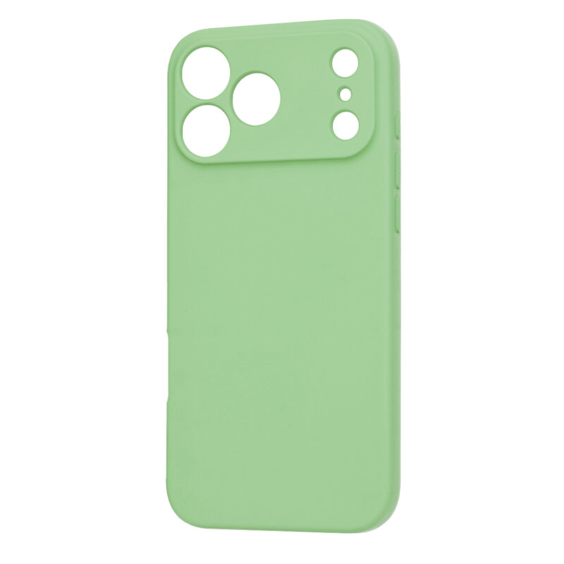 Husa silicon iPhone 17 Pro Max Techsuit SoftFlex MagSafe, verde deschis