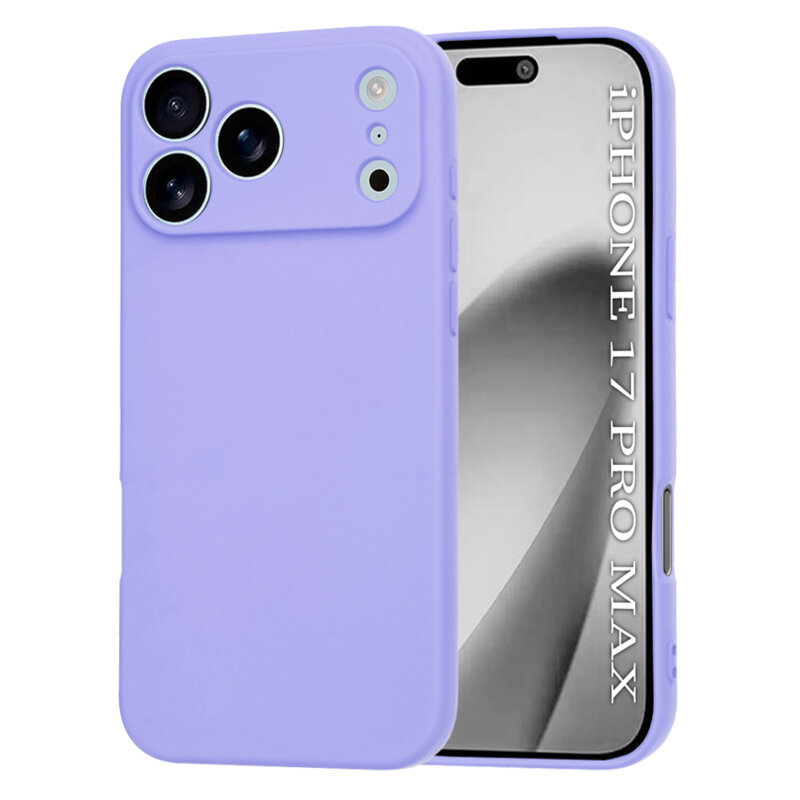 Husa silicon iPhone 17 Pro Max Techsuit SoftFlex MagSafe, violet