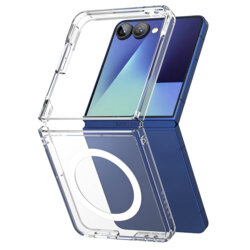 Husa Samsung Galaxy Z Flip7 Ringke Fusion MagSafe, transparenta