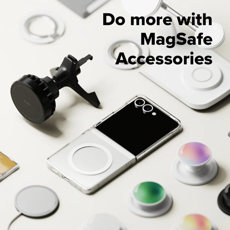 Husa Samsung Galaxy Z Flip7 Ringke Fusion MagSafe, transparenta