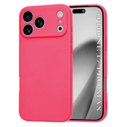 Husa silicon iPhone 17 Pro Max Techsuit SoftFlex MagSafe, fucsia