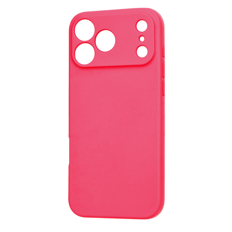 Husa silicon iPhone 17 Pro Max Techsuit SoftFlex MagSafe, fucsia