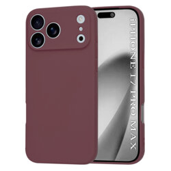 Husa silicon iPhone 17 Pro Max Techsuit SoftFlex MagSafe, bordo