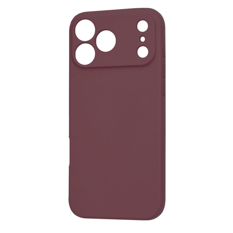 Husa silicon iPhone 17 Pro Max Techsuit SoftFlex MagSafe, bordo