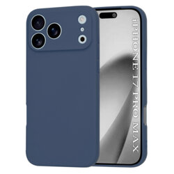 Husa silicon iPhone 17 Pro Max Techsuit SoftFlex MagSafe, bleumarin