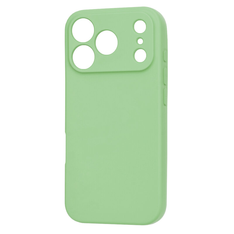 Husa silicon iPhone 17 Pro Techsuit SoftFlex MagSafe, verde deschis