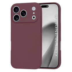Husa silicon iPhone 17 Pro Techsuit SoftFlex MagSafe, bordo