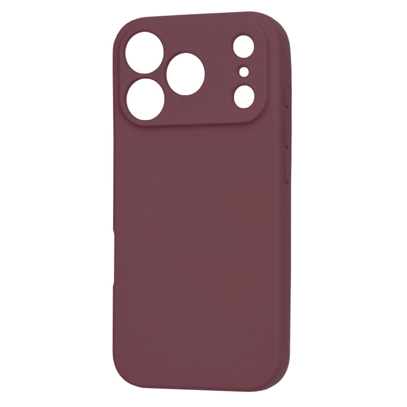 Husa silicon iPhone 17 Pro Techsuit SoftFlex MagSafe, bordo
