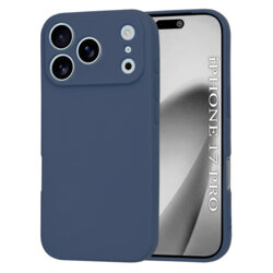 Husa silicon iPhone 17 Pro Techsuit SoftFlex MagSafe, bleumarin