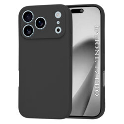 Husa silicon iPhone 17 Pro Techsuit SoftFlex MagSafe, negru