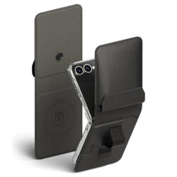 Husa Samsung Galaxy Z Flip7 Ringke Folio Grip Wallet Magnetic, negru