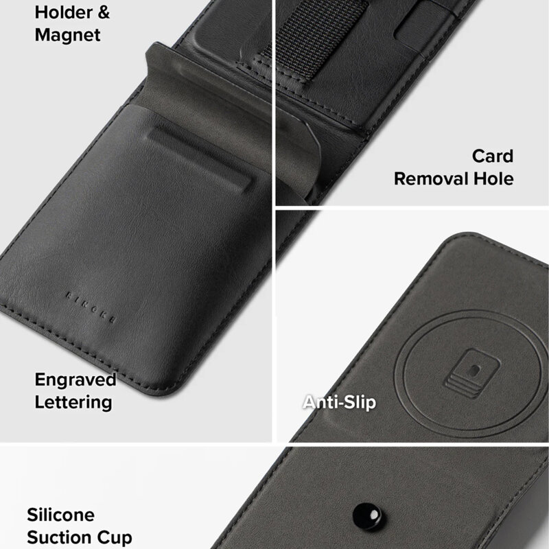 Husa Samsung Galaxy Z Flip7 Ringke Folio Grip Wallet Magnetic, negru
