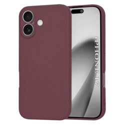 Husa silicon iPhone 17 Techsuit SoftFlex MagSafe, bordo