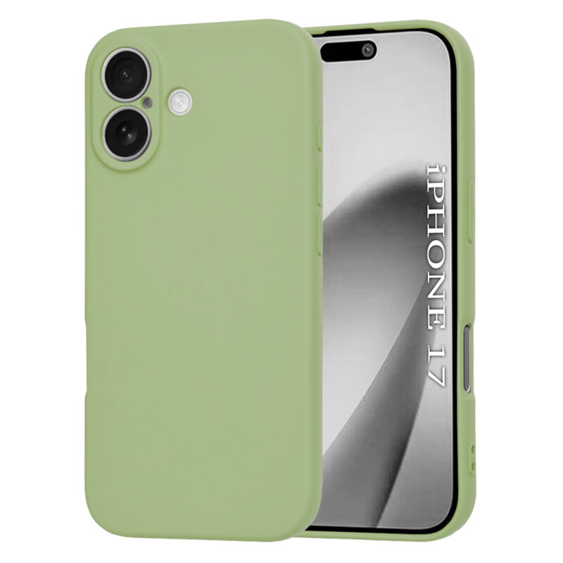Husa silicon iPhone 17 Techsuit SoftFlex MagSafe, verde