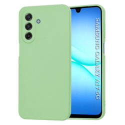 Husa silicon Samsung Galaxy A17 5G Techsuit SoftFlex, verde deschis