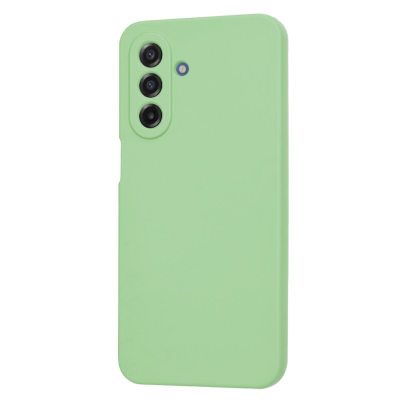 Husa silicon Samsung Galaxy A17 5G Techsuit SoftFlex, verde deschis
