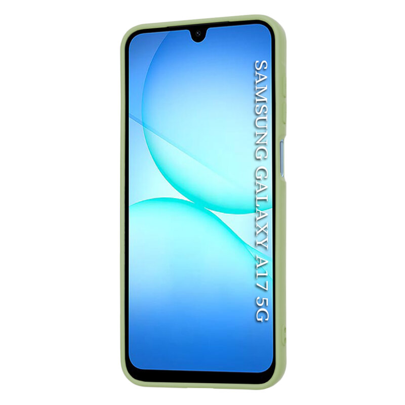 Husa silicon Samsung Galaxy A17 5G Techsuit SoftFlex, verde
