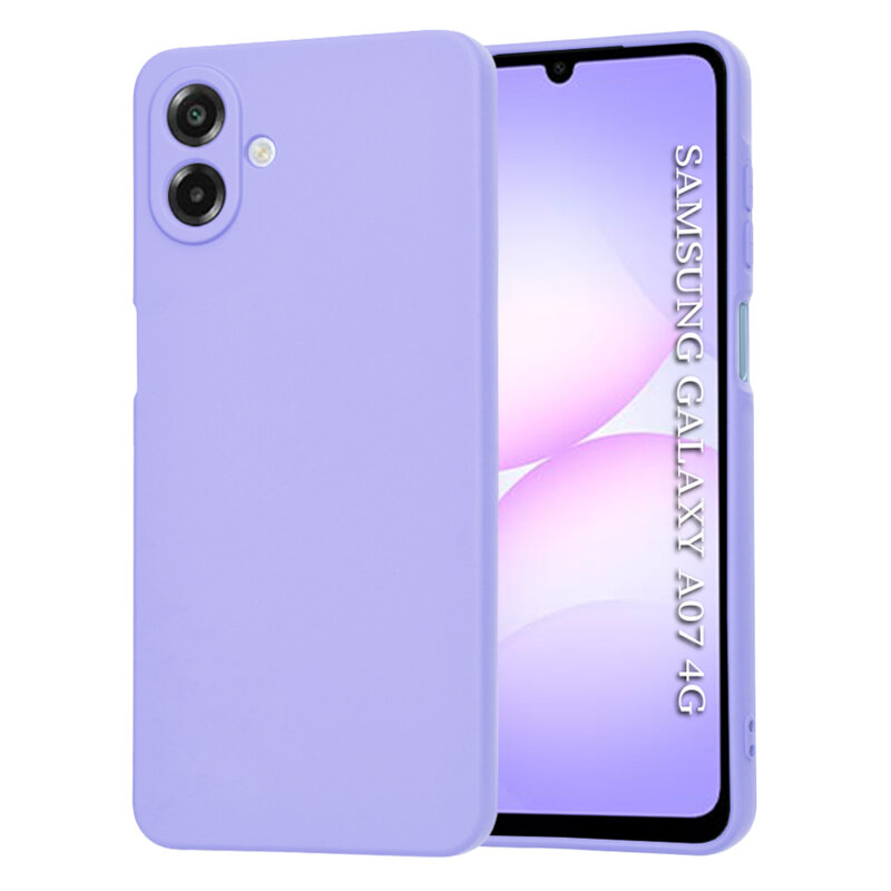 Husa silicon Samsung Galaxy A07 4G Techsuit SoftFlex, violet