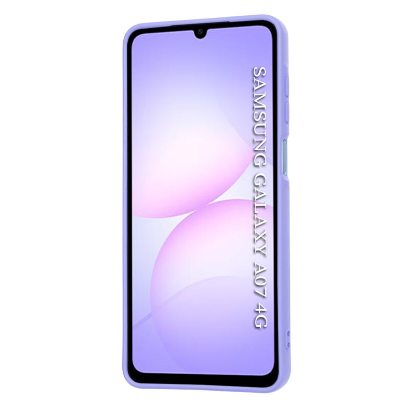 Husa silicon Samsung Galaxy A07 4G Techsuit SoftFlex, violet